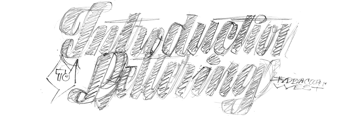 Banner for Introduction to Hand Lettering with James Edmondson Workshop.