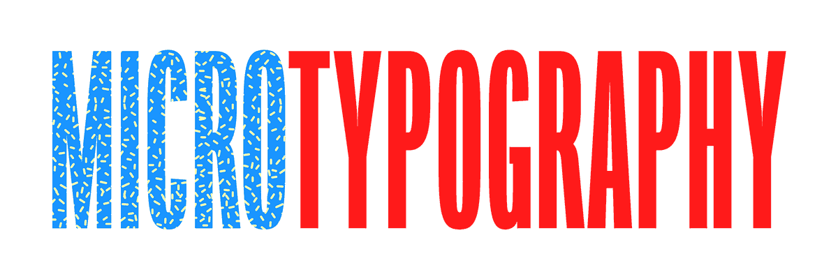 Banner for Micro Typography with Tânia Raposo Workshop.